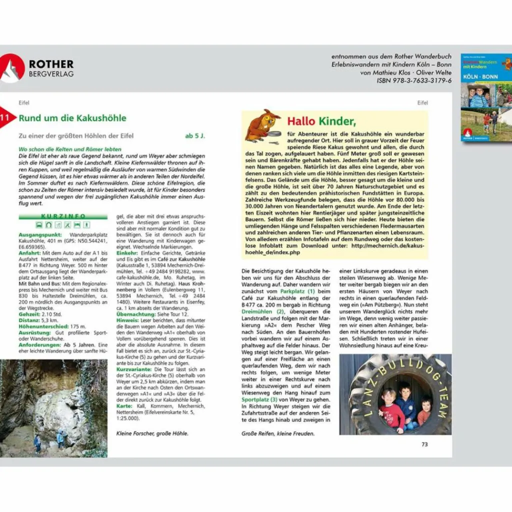 ERLEBNISWANDERN MIT KINDERN KÖLN - BONN - Wanderführer^Kinder Naturratgeber Und Sachbücher|Kinderbücher Und Jugendbücher