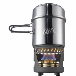 Esbit Campingkocher*SPIRITUS-KOCHSET, 985ML, TOPF AUS EDELSTAHL - Spirituskocher