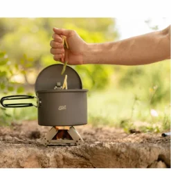 Esbit Campingkocher*TASCHENKOCHER MIT WINDSCHUTZ INKL. 2X27G TROCKENBRENNSTOFFTA