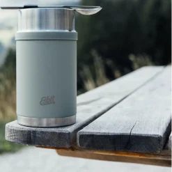 Esbit TITAN BESTECK-SET, 3 TEILIG, MIT SILIKON-MANSCHETTE - Campingbesteck^ Campingtöpfe Und Campinggeschirr