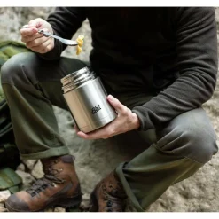 Esbit Campingtöpfe Und Campinggeschirr*TITAN-GABEL/LÖFFEL, KLAPPBAR - Campingbesteck