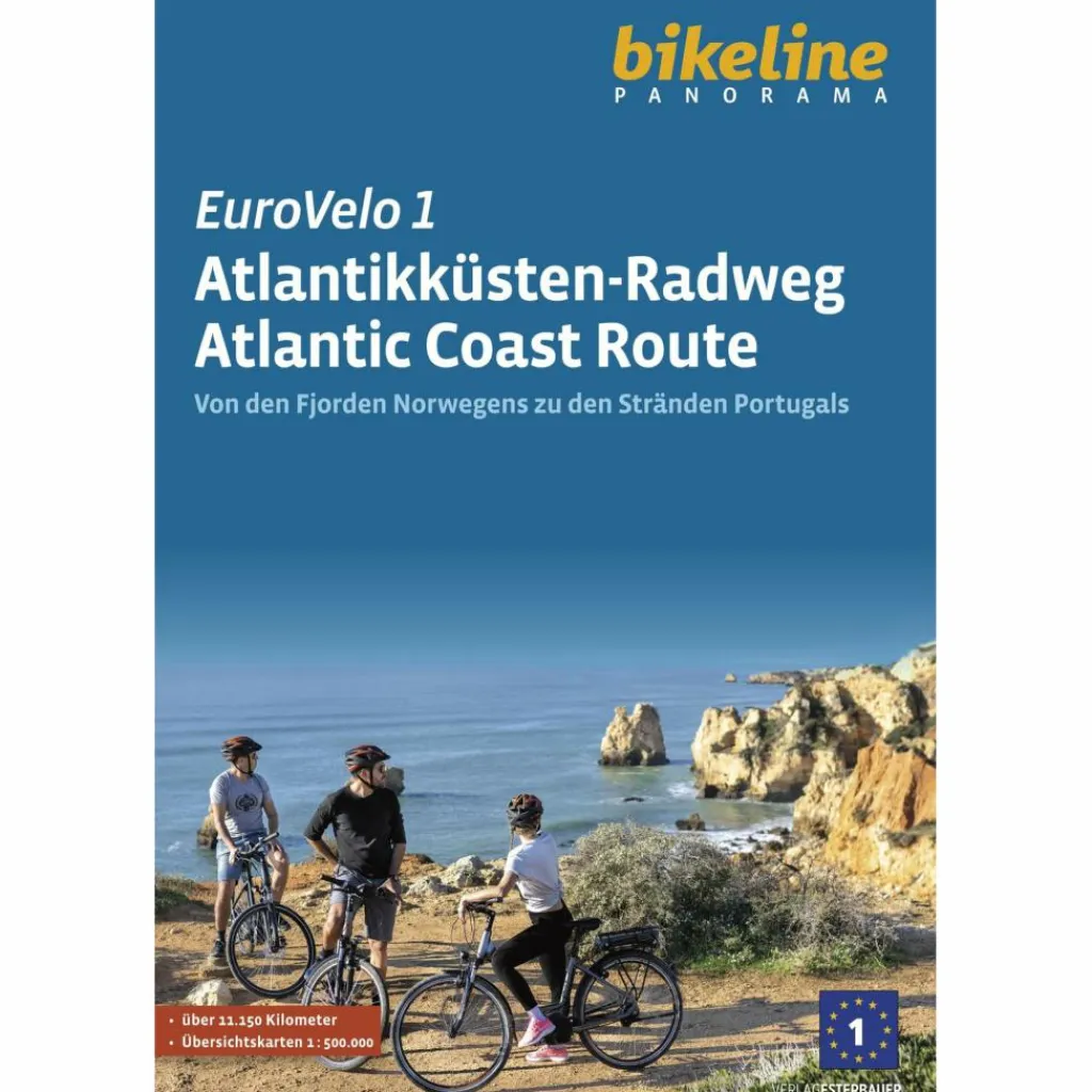 Radwanderführer Und Mountainbikeführer*EUROVELO 1 - ATLANTIKKÜSTEN-RADWEG ATLANTIC COAST ROUTE - Radwanderführer
