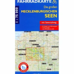 Fahrradkarten|Fahrradkarten*FAHRRADKARTE DIE GROßEN MECKLENBURGISCHEN SEEN 1:75 000