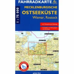 Fahrradkarten|Fahrradkarten*FAHRRADKARTE MECKLENBURGISCHE OSTSEEKÜSTE WISMAR - ROSTOCK