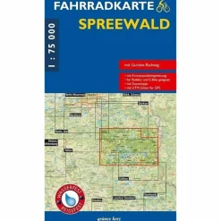 FAHRRADKARTE SPREEWALD 1:75 000 - Fahrradkarte^ Fahrradkarten|Fahrradkarten