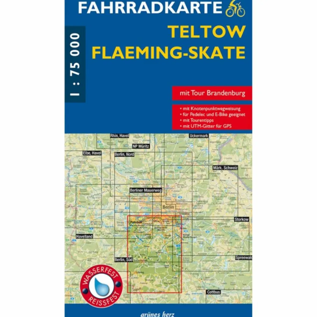 Fahrradkarten|Fahrradkarten*FAHRRADKARTE TELTOW, FLÄMING