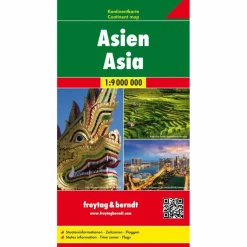 Straßenkarten|Straßenkarten*F+B ASIEN, KONTINENTKARTE 1:9 000 000 - Straßenkarte