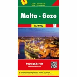F+B AUTOKARTE MALTA - GOZO 1:30.000 - Straßenkarte^ Straßenkarten|Straßenkarten