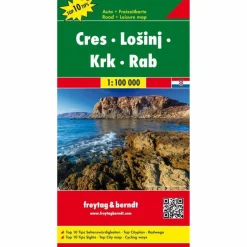 Straßenkarten|Straßenkarten*F+B CRES - LOSINJ - KRK - RAB - Straßenkarte