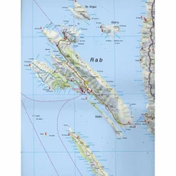 Straßenkarten|Straßenkarten*F+B CRES - LOSINJ - KRK - RAB - Straßenkarte