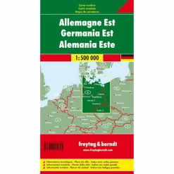 F+B DEUTSCHLAND OST 1:500.000 AUTOKARTE - Straßenkarte^ Straßenkarten|Straßenkarten