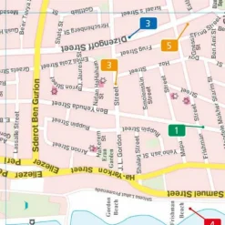 F+B TEL AVIV - YAFFO 1:9.400 - Stadtplan^ Stadtpläne