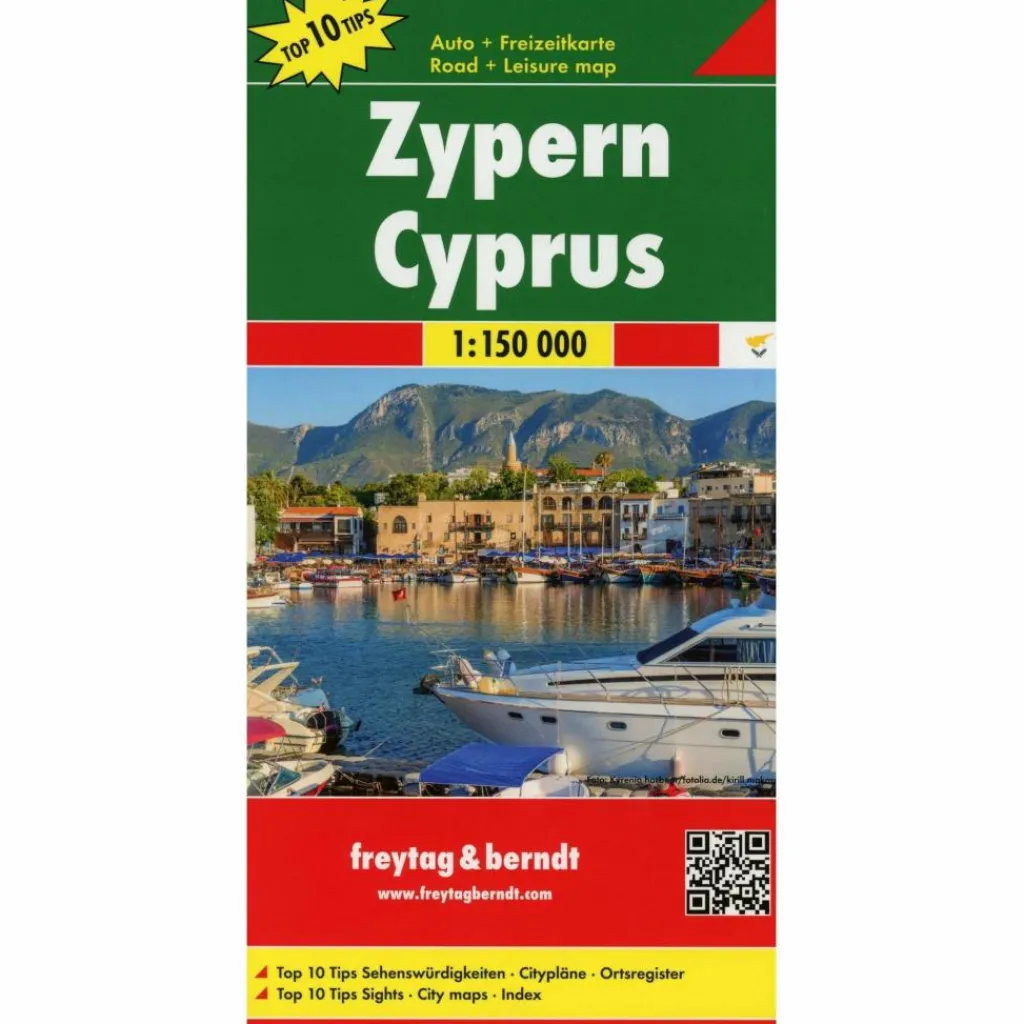 Straßenkarten|Straßenkarten*F+B ZYPERN 1 : 150.000 - Straßenkarte