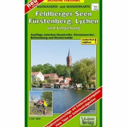FELDBERGER SEEN, FÜRSTENBERG, LYCHEN UND UMGEBUNG - Wanderkarte^ Fahrradkarten|Wanderkarten Und Winterkarten