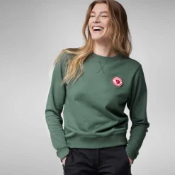 Fjällräven 1960 LOGO BADGE SWEATER W Damen - Sweatshirt^Damen Pullover Und Fleecepullover