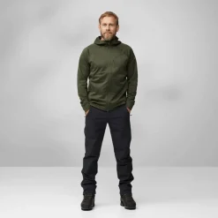 Herren Fjällräven Pullover Und Fleecepullover|Outdoorjacken*ABISKO GRID FLEECE HOODIE M Herren - Fleecejacke