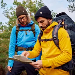 Herren Fjällräven Pullover Und Fleecepullover|Outdoorjacken*ABISKO GRID FLEECE HOODIE M Herren - Fleecejacke