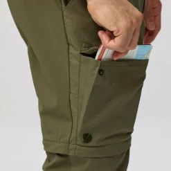 Herren Fjällräven Outdoorhosen*ABISKO HYBRID TRAIL TRS ZIP-OFF M Herren - Trekkinghose