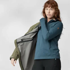 Damen Fjällräven Pullover Und Fleecepullover*ABISKO LITE FLEECE HALF ZIP W Damen - Fleecepullover