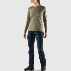 Fjällräven ABISKO WOOL LS W Damen - Funktionsshirt^Damen Shirts Und Tops
