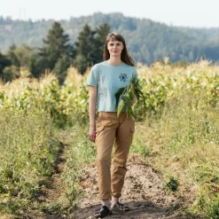 Damen Fjällräven Shirts Und Tops*FJÄLLBLOMSTER LOGO T-SHIRT W Damen - T-Shirt