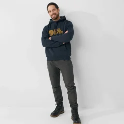 Fjällräven FJÄLLRÄVEN LOGO HOODIE M Herren - Hoodie^Herren Pullover Und Fleecepullover