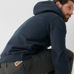 Fjällräven FJÄLLRÄVEN LOGO HOODIE M Herren - Hoodie^Herren Pullover Und Fleecepullover