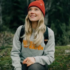Fjällräven FJÄLLRÄVEN LOGO SWEATER W Damen - Sweatshirt^Damen Pullover Und Fleecepullover