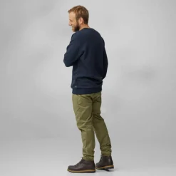 Fjällräven FJÄLLRÄVEN LOGO SWEATER M Herren - Sweatshirt^Herren Pullover Und Fleecepullover