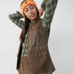 Damen Fjällräven Outdoorjacken*FOREST WOOL PADDED VEST W Damen - Weste