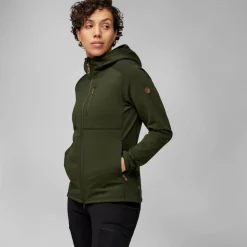 Damen Fjällräven Pullover Und Fleecepullover|Outdoorjacken*KEB FLEECE HOODIE W Damen - Fleecejacke