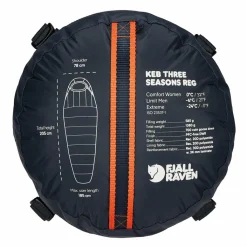 Fjällräven KEB THREE SEASONS REGULAR - Daunenschlafsack^ Daunenschlafsäcke|3-Jahreszeiten-Schlafsäcke