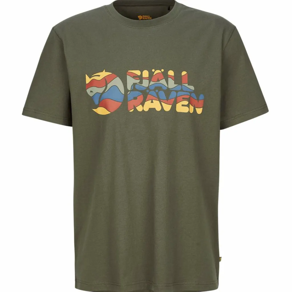 Fjällräven MULTICOLOR LOGO T-SHIRT M Herren - T-Shirt^Herren Shirts Und Tops