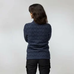 Damen Fjällräven Pullover Und Fleecepullover|Outdoorjacken*SNOW CARDIGAN W Damen - Wolljacke