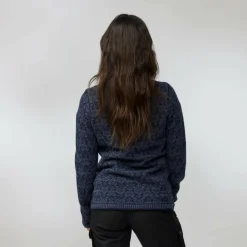 Damen Fjällräven Pullover Und Fleecepullover|Outdoorjacken*SNOW CARDIGAN W Damen - Wolljacke