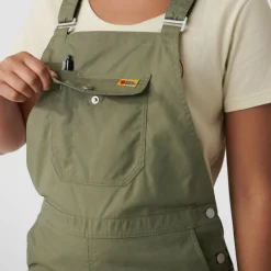 Fjällräven VARDAG DUNGAREE TROUSERS W Damen - Freizeithose^Damen Outdoorhosen