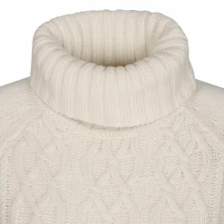 Fjällräven ÖVIK CABLE KNIT ROLLER NECK W Damen - Wollpullover^Damen Pullover Und Fleecepullover