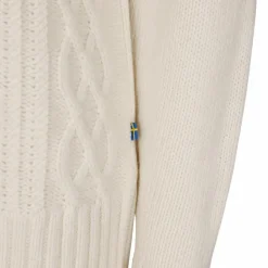 Fjällräven ÖVIK CABLE KNIT ROLLER NECK W Damen - Wollpullover^Damen Pullover Und Fleecepullover