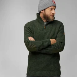 Herren Fjällräven Pullover Und Fleecepullover*ÖVIK HALF ZIP KNIT M Herren - Wollpullover