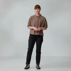 Fjällräven ÖVIK HEMP CAMP SHIRT SS W Damen - Outdoor Bluse^Damen Hemden