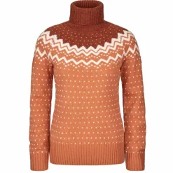Damen Fjällräven Pullover Und Fleecepullover*ÖVIK KNIT ROLLER NECK W Damen - Wollpullover