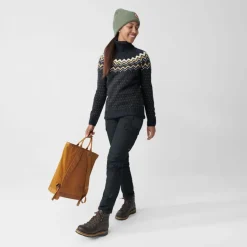 Damen Fjällräven Pullover Und Fleecepullover*ÖVIK KNIT ROLLER NECK W Damen - Wollpullover