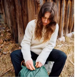 Damen Fjällräven Pullover Und Fleecepullover*ÖVIK RIB SWEATER W Damen - Wollpullover