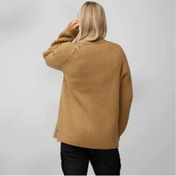 Damen Fjällräven Pullover Und Fleecepullover*ÖVIK RIB SWEATER W Damen - Wollpullover