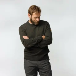 Herren Fjällräven Pullover Und Fleecepullover*ÖVIK ROUND-NECK SWEATER M Herren - Wollpullover