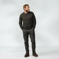 Herren Fjällräven Pullover Und Fleecepullover*ÖVIK ROUND-NECK SWEATER M Herren - Wollpullover