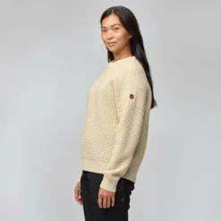 Fjällräven ÖVIK WAFFLE KNIT W Damen - Wollpullover^Damen Pullover Und Fleecepullover