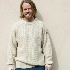 Herren Fjällräven Pullover Und Fleecepullover*ÖVIK WAFFLE KNIT M Herren - Wollpullover