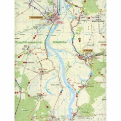 Fahrradkarten|Wanderkarten Und Winterkarten*FLUSSLANDSCHAFT BURG, JERICHOW - Wanderkarte