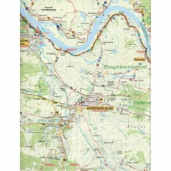 Fahrradkarten|Wanderkarten Und Winterkarten*FLUSSLANDSCHAFT ELBE, HITZACKER, DÖMITZ - Wanderkarte
